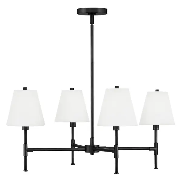 Beale Medium Single Tier Chandelier in Black - Image 3