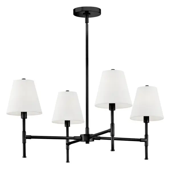 Beale Medium Single Tier Chandelier in Black - Image 5