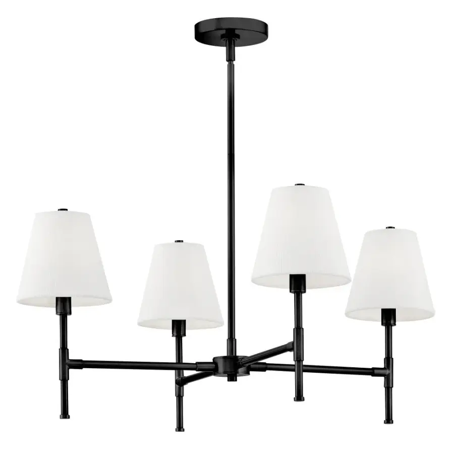 Beale Medium Single Tier Chandelier in Black - Image 5