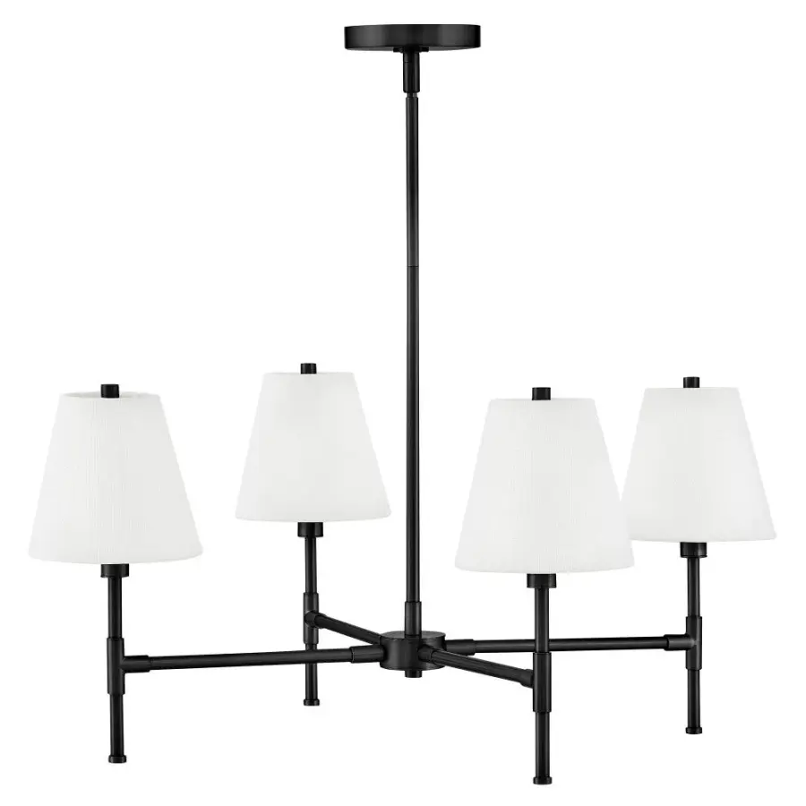 Beale Medium Single Tier Chandelier in Black - Image 6