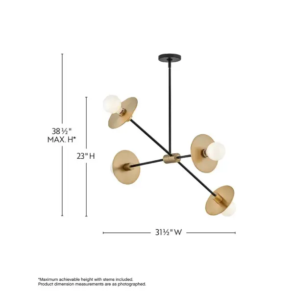 Lulu Medium Mobile Single Tier Chandelier - Image 2