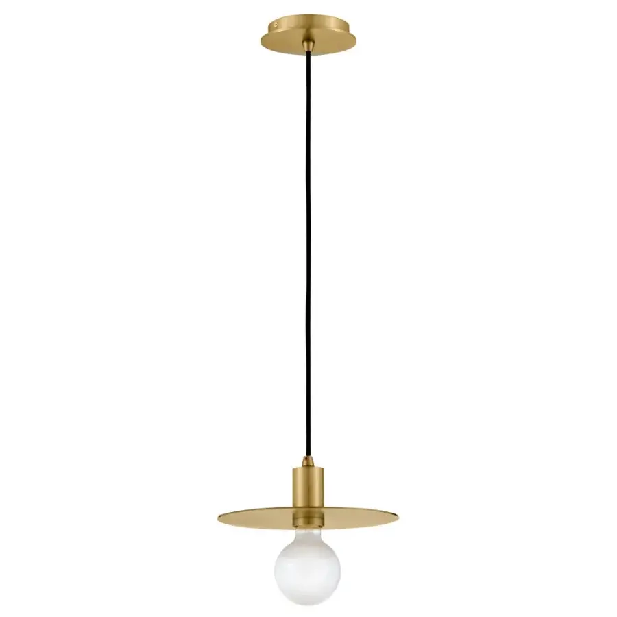 Lulu Small Convertible Pendant in Lacquered Brass - Image 1