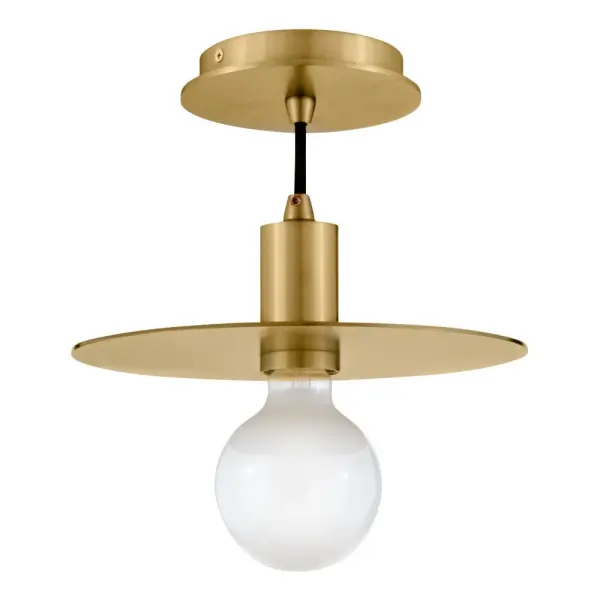 Lulu Small Convertible Pendant in Lacquered Brass - Image 3