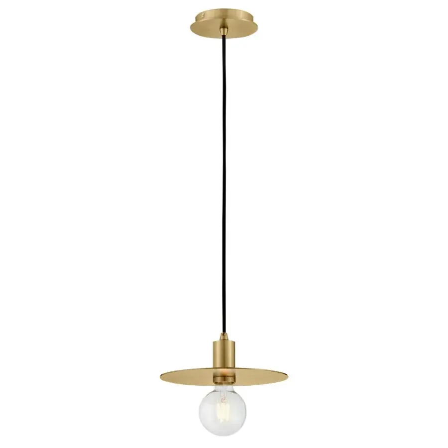 Lulu Small Convertible Pendant in Lacquered Brass - Image 5