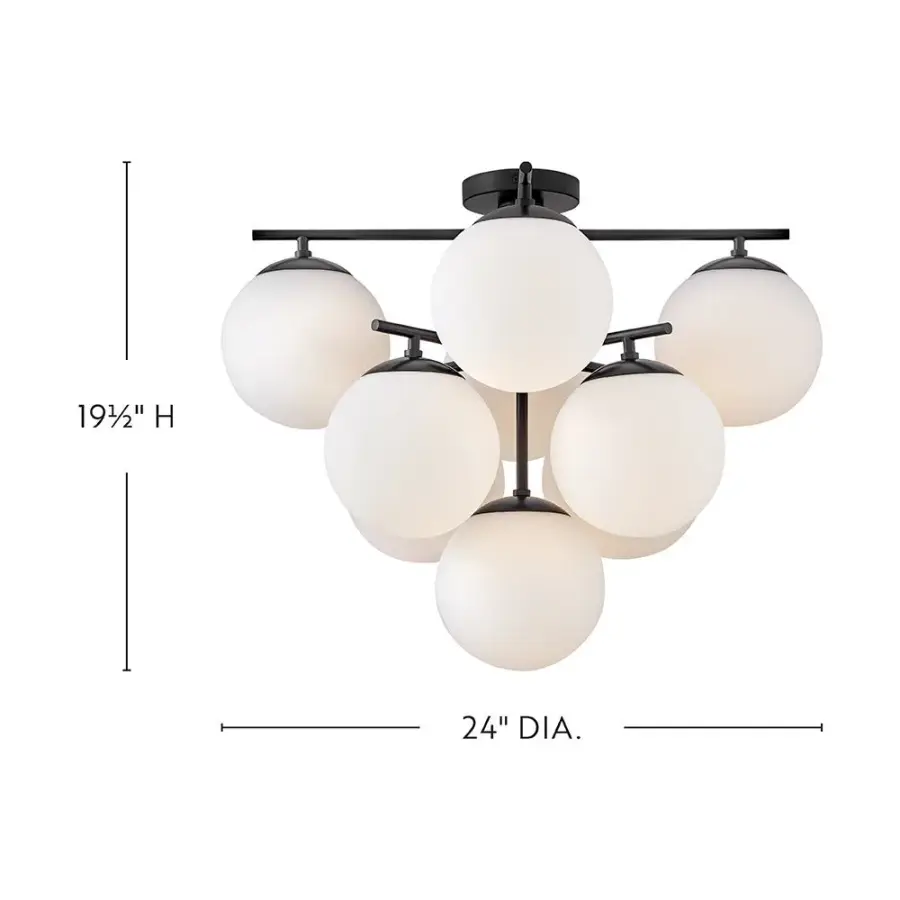 Julep Large Flush Mount in Black - Image 2