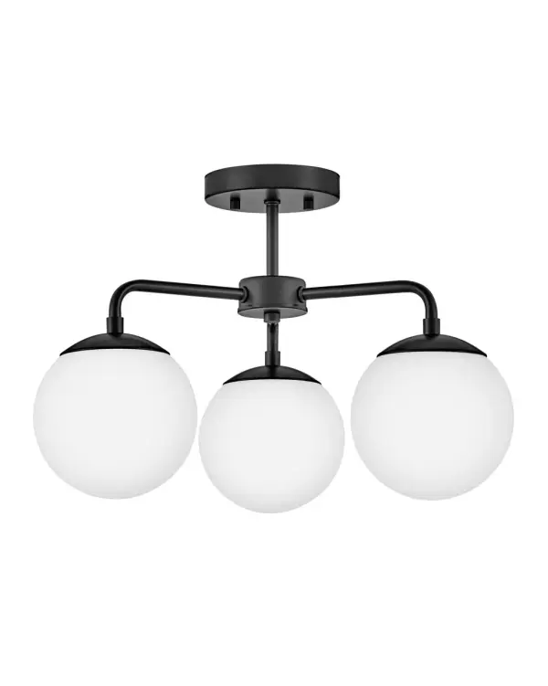 Julep Medium Semi-Flush Mount in Black - Image 1