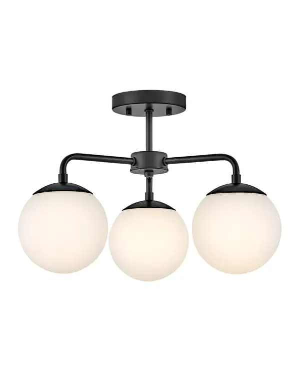 Julep Medium Semi-Flush Mount in Black - Image 2