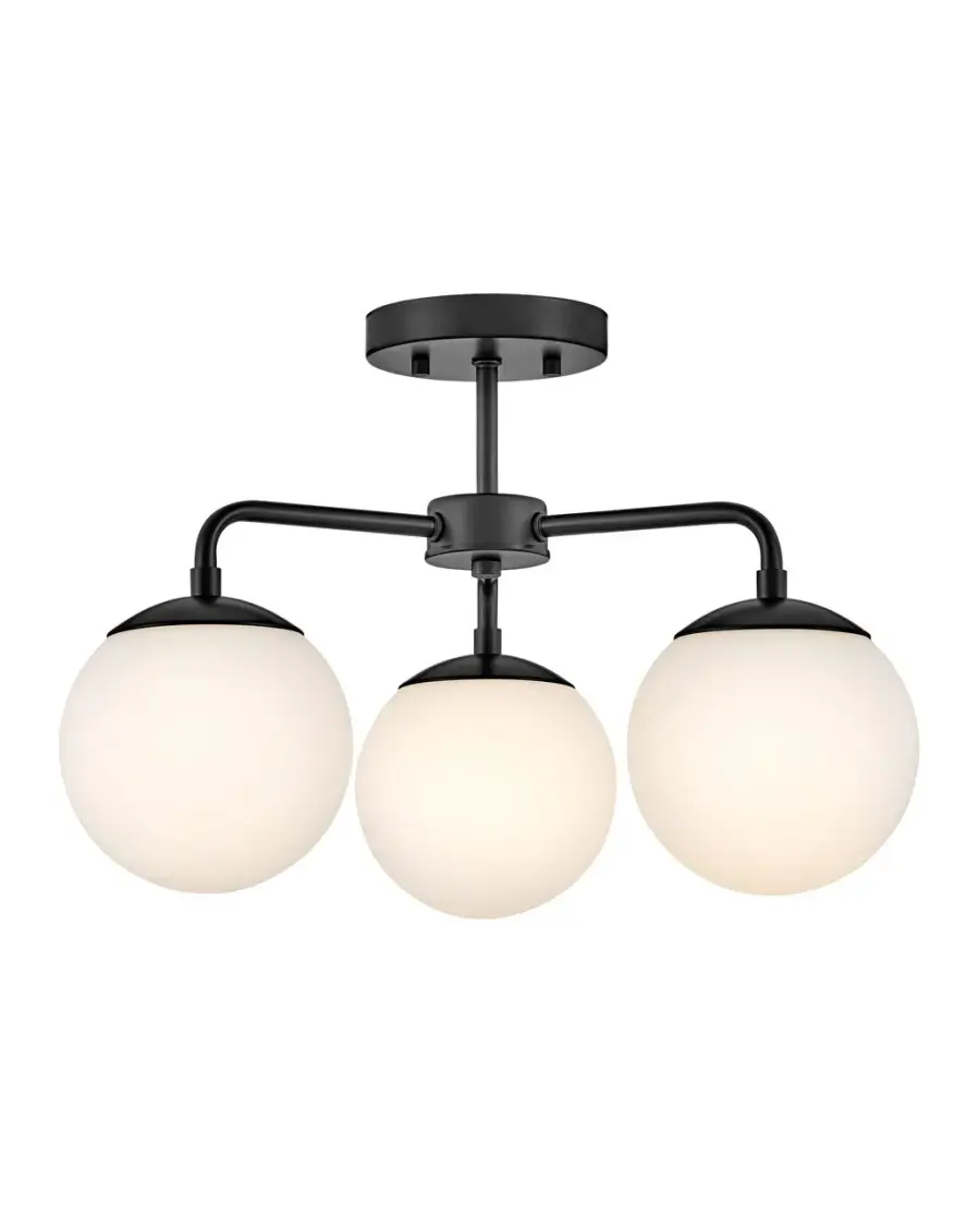 Julep Medium Semi-Flush Mount in Black - Image 2