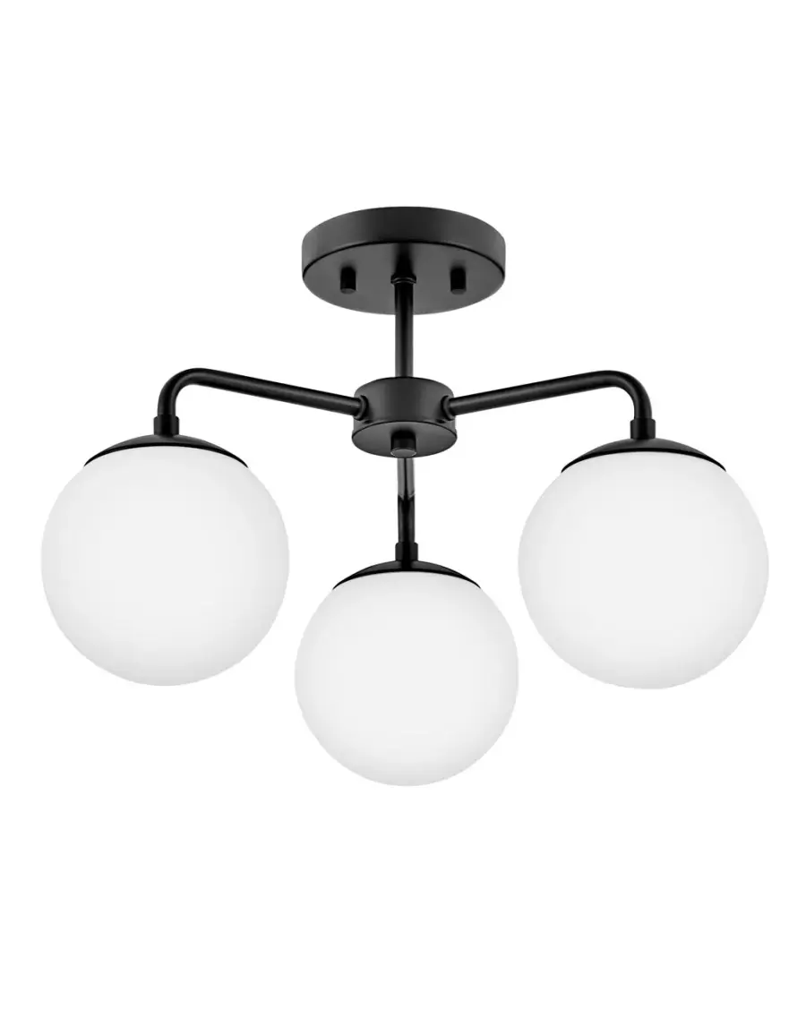 Julep Medium Semi-Flush Mount in Black - Image 3