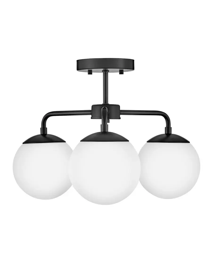 Julep Medium Semi-Flush Mount in Black - Image 6