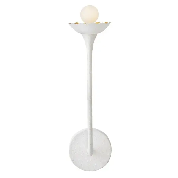 Darla Medium Single Light Sconce in Textured Plaster - Image 3