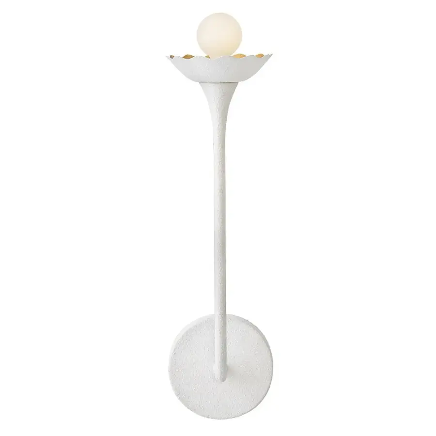 Darla Medium Single Light Sconce in Textured Plaster - Image 3