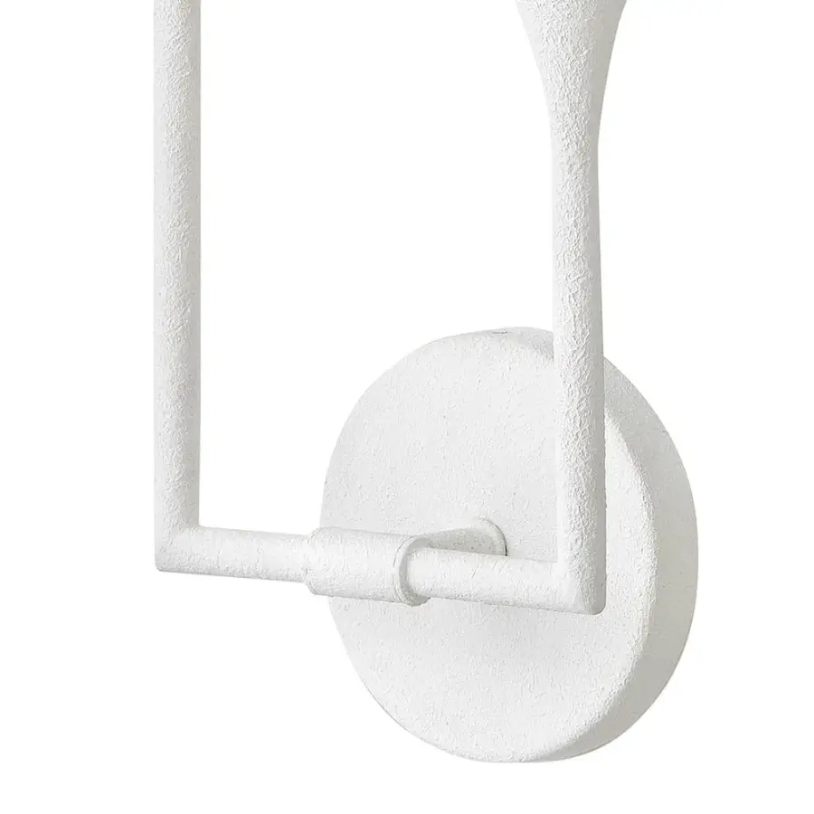 Darla Medium Two Light Sconce in Textured Plaster - Image 5