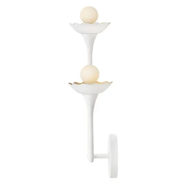 Darla Medium Two Light Sconce in Textured Plaster - Image 6