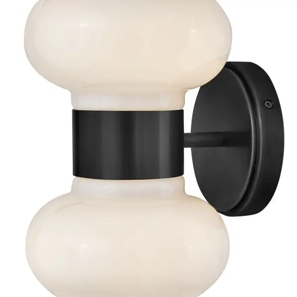 Nadia Medium Two Light Sconce in Black - Image 4