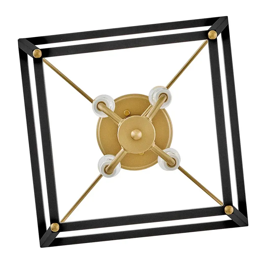 Classic Lantern Style with Bold Two-Tone Finish - Image 3