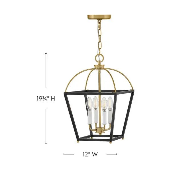Classic Lantern Elegance with Modern Mixed-Metal Appeal - Image 1