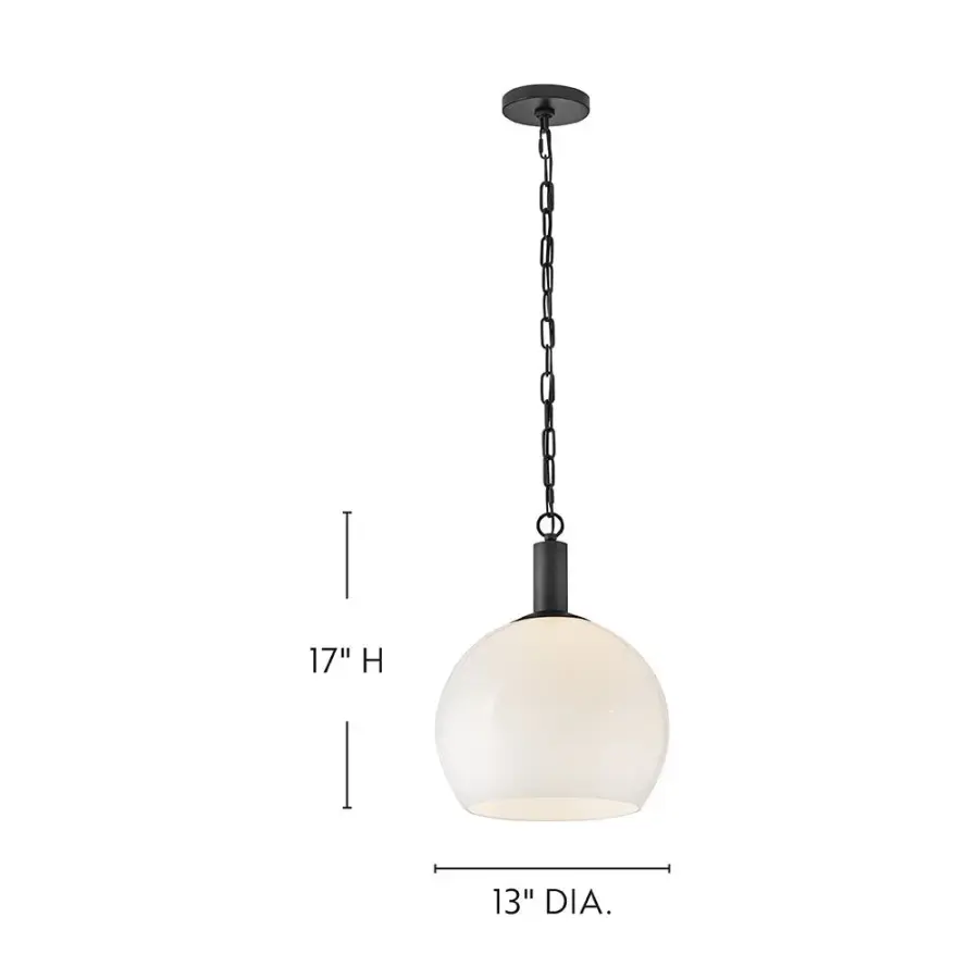Rivi Medium Pendant in Black - Image 2
