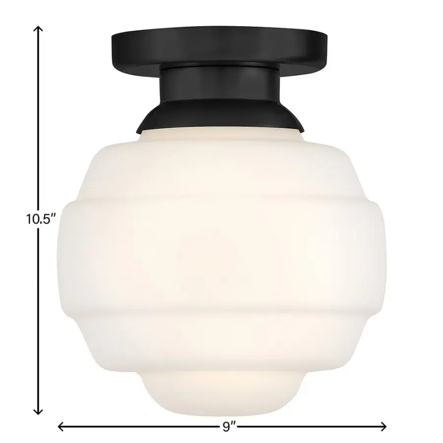 Penny Extra Small Flush Mount in Black - Image 2