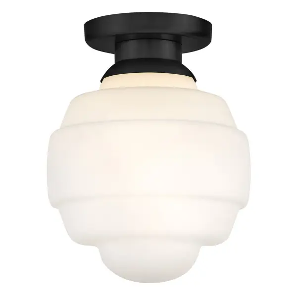 Penny Small Flush Mount in Black - Image 1