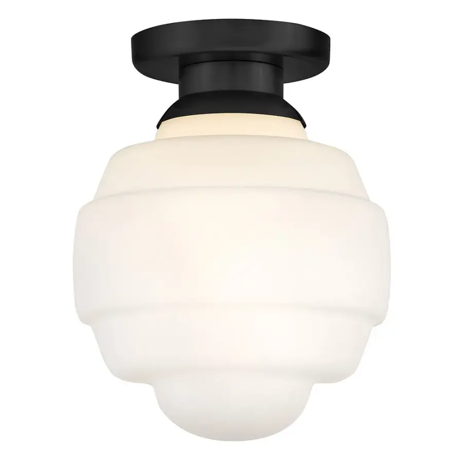 Penny Small Flush Mount in Black - Image 1