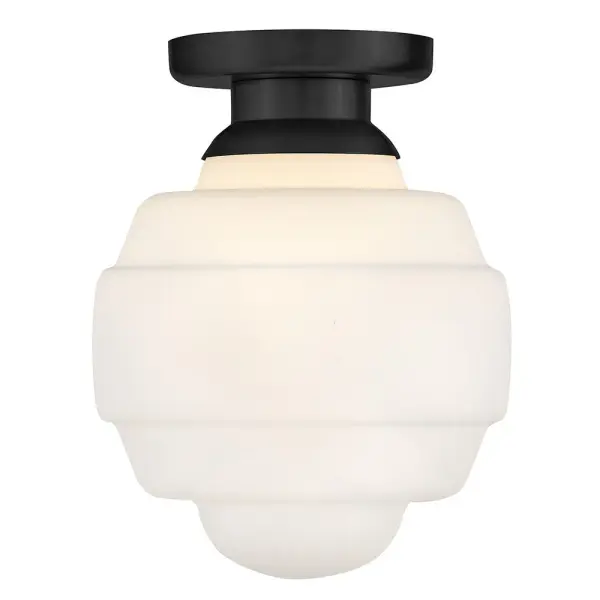 Penny Small Flush Mount in Black - Image 5