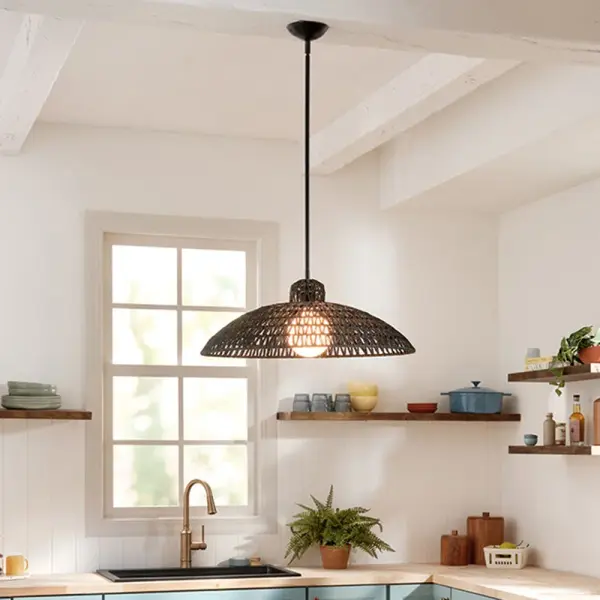 Pismo Large Rattan Pendant Light - Image 8