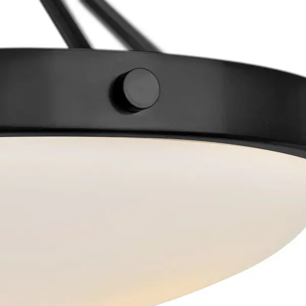 Gus Medium Semi-Flush Mount in Black - Image 4
