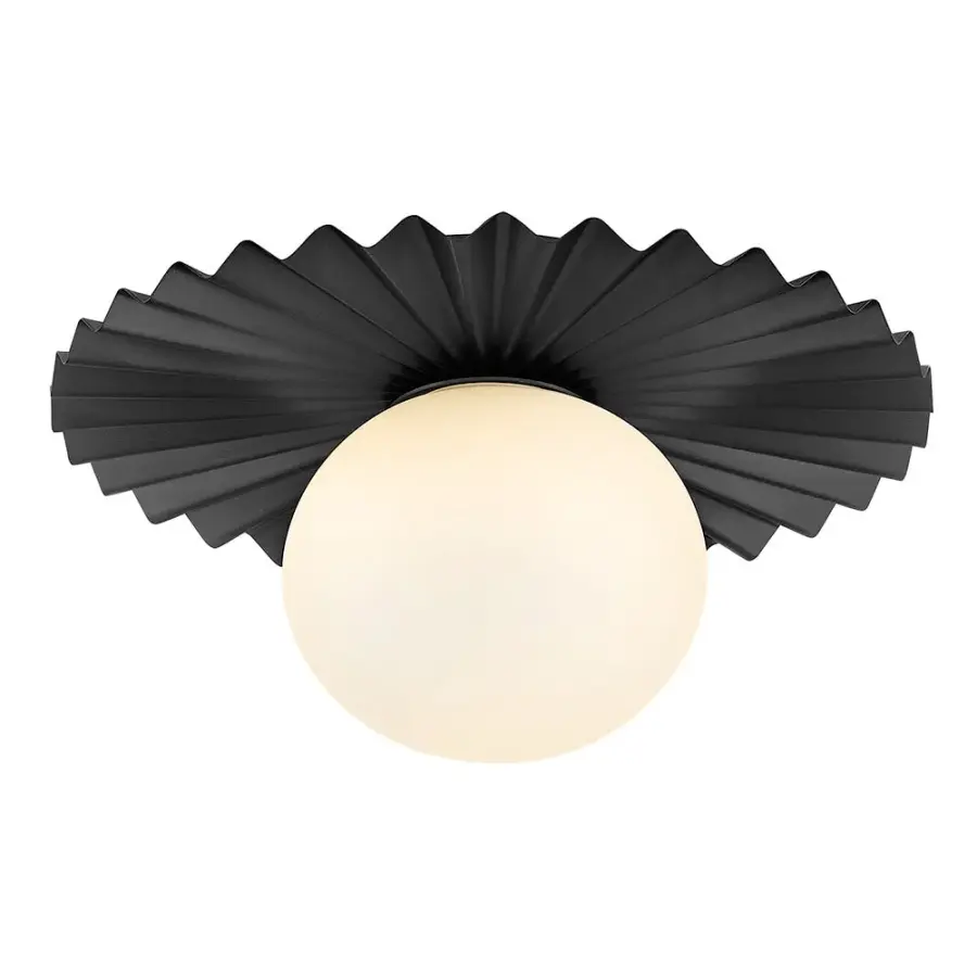 Stevie Small Flush Mount or Sconce in Black - Image 5