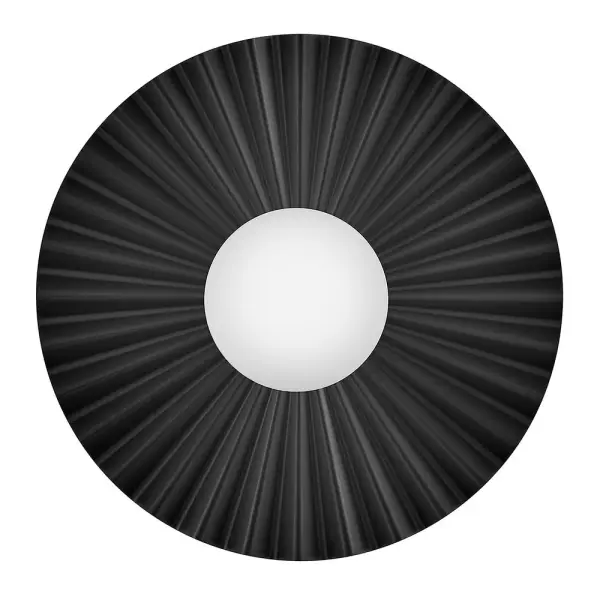 Stevie Medium Flush Mount or Sconce in Black - Image 4