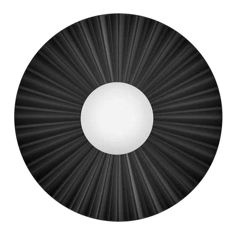 Stevie Medium Flush Mount or Sconce in Black - Image 4