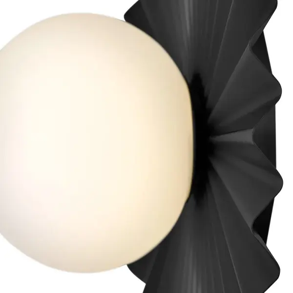 Stevie Medium Flush Mount or Sconce in Black - Image 5