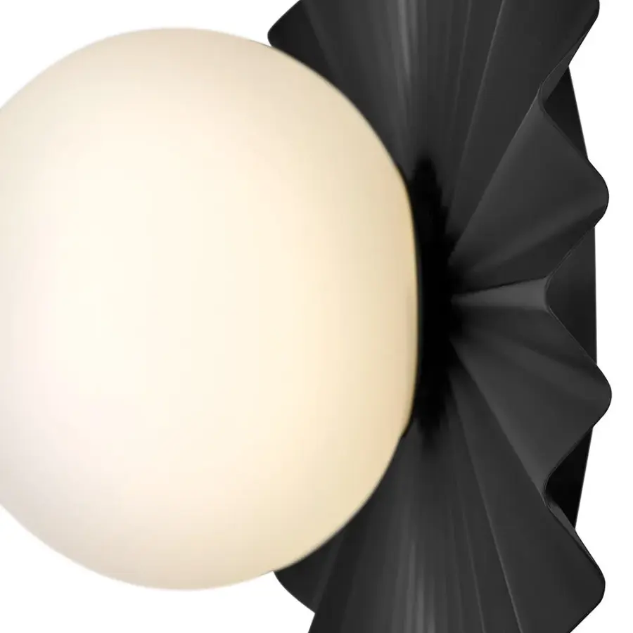 Stevie Medium Flush Mount or Sconce in Black - Image 5