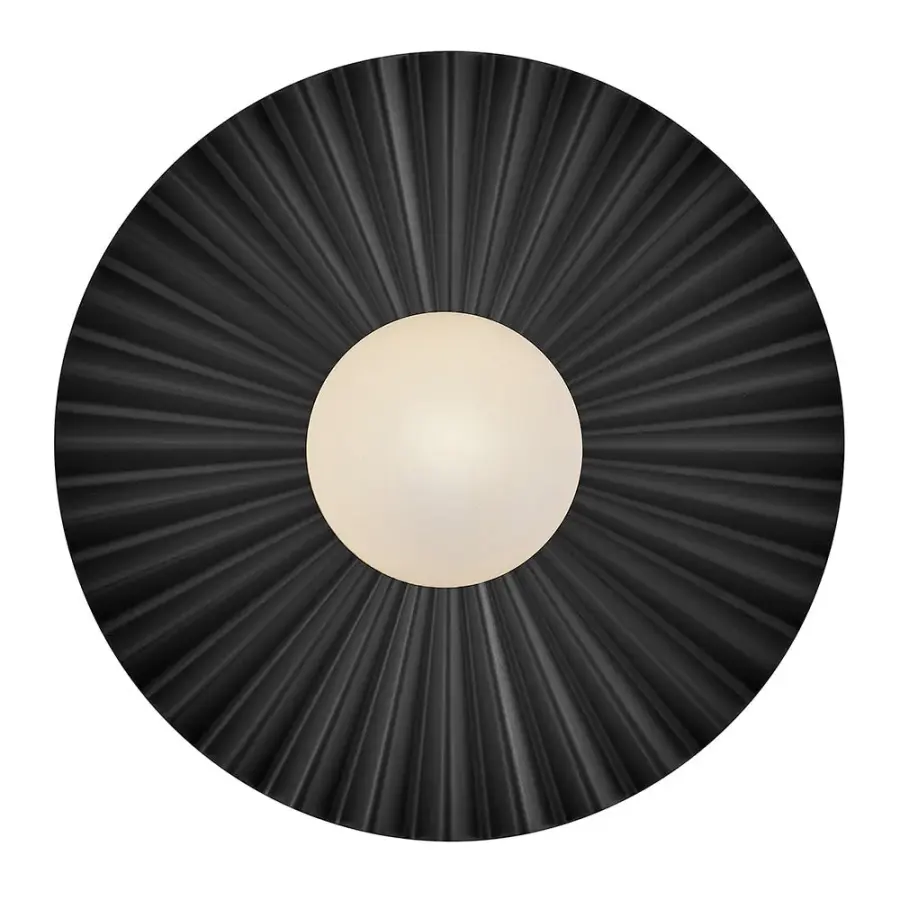 Stevie Medium Flush Mount or Sconce in Black - Image 6