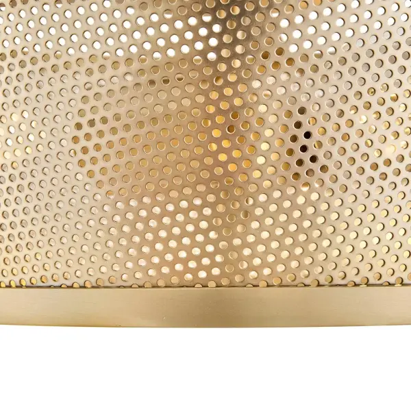Cash Medium Semi-Flush Mount in Lacquered Brass - Image 5