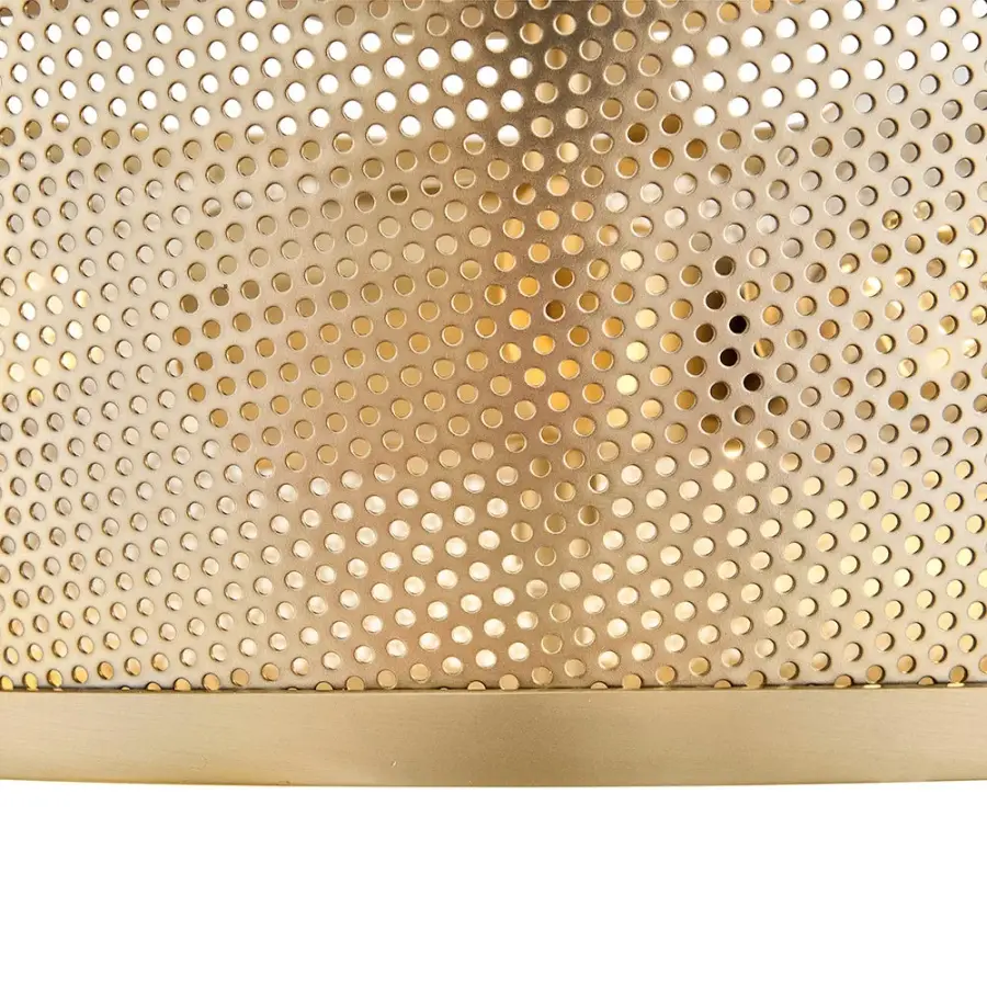 Cash Medium Semi-Flush Mount in Lacquered Brass - Image 5