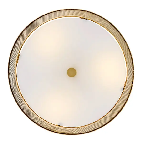 Cash Medium Semi-Flush Mount in Lacquered Brass - Image 6
