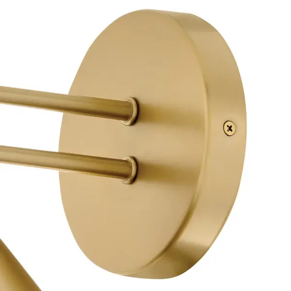 Milo Small Single Light Sconce in Lacquered Brass - Image 7