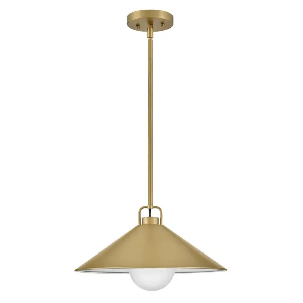 Milo Large Pendant in Lacquered Brass - Image 2