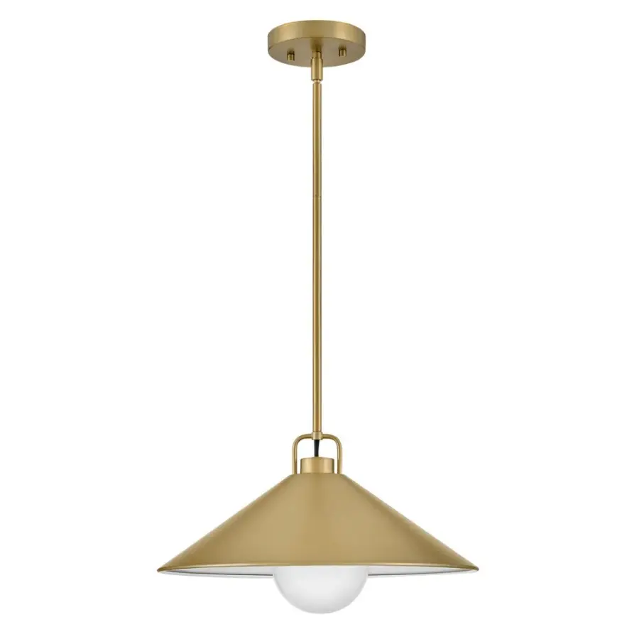 Milo Large Pendant in Lacquered Brass - Image 2