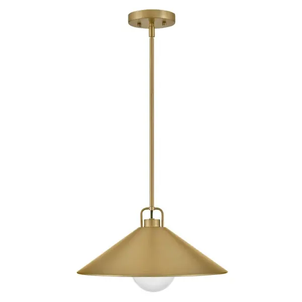 Milo Large Pendant in Lacquered Brass - Image 3