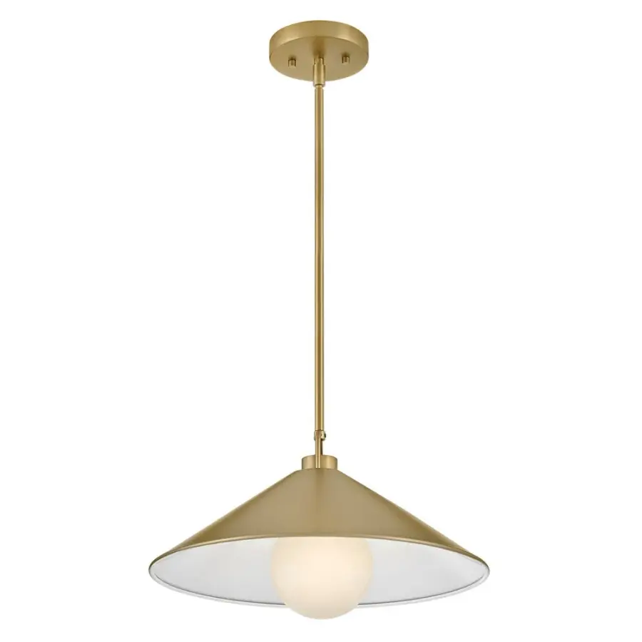 Milo Large Pendant in Lacquered Brass - Image 5