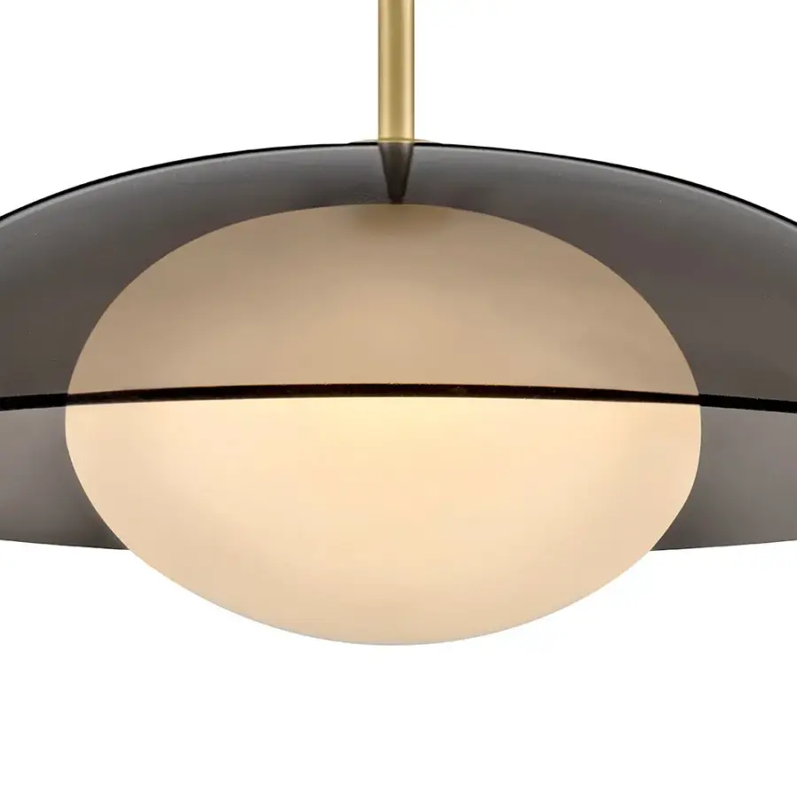 Jace Medium Pendant in Lacquered Brass - Image 4