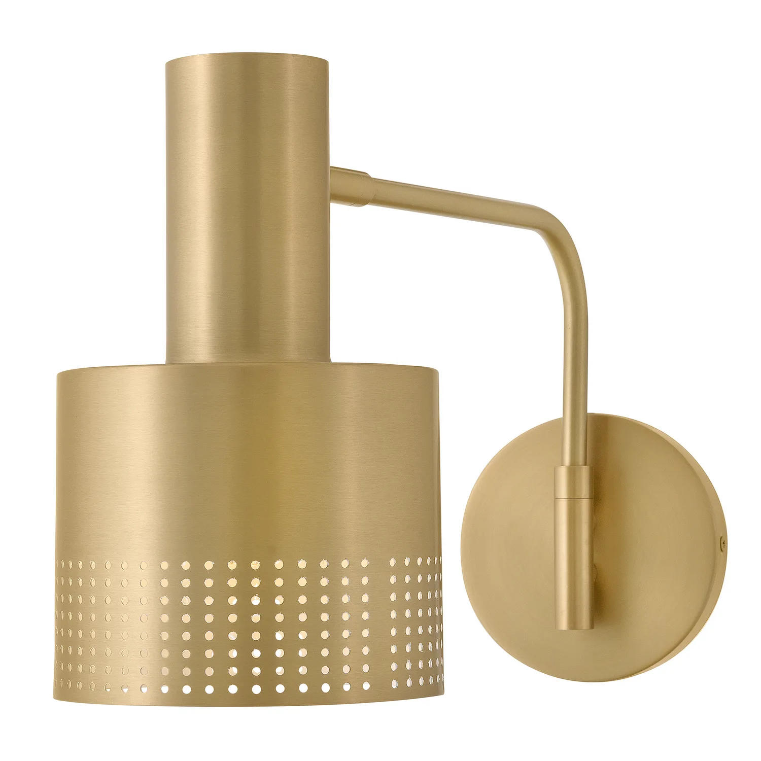Casey LED Wall Sconce in Lacquered Brass