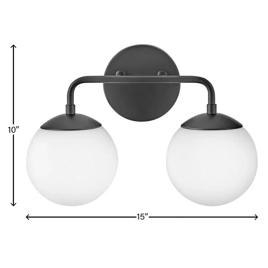 Julep Small Two Light Vanity in Black - Image 7