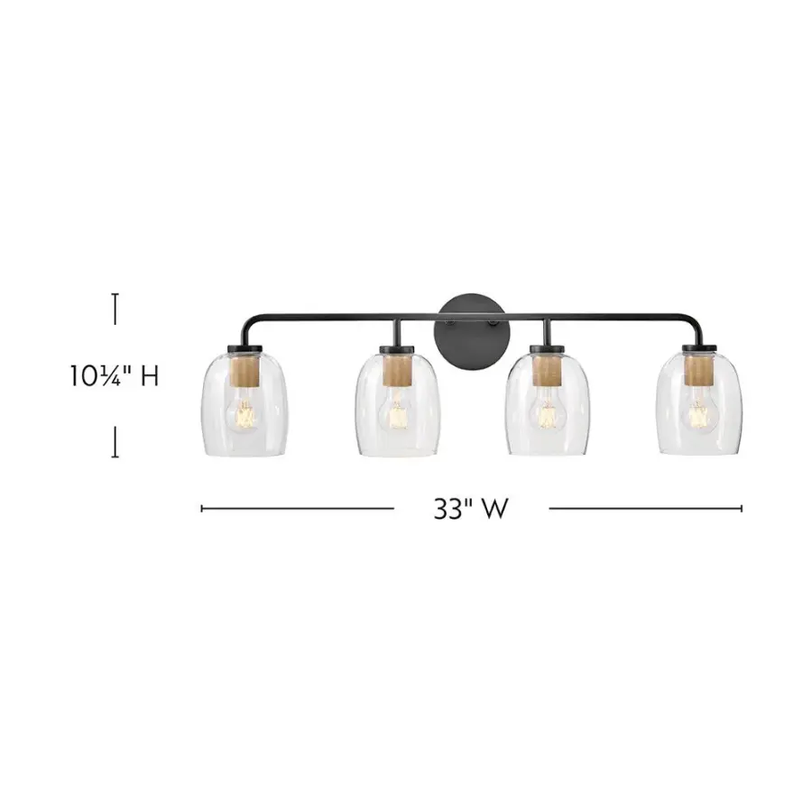 Percy Large Four Light Vanity - Image 2
