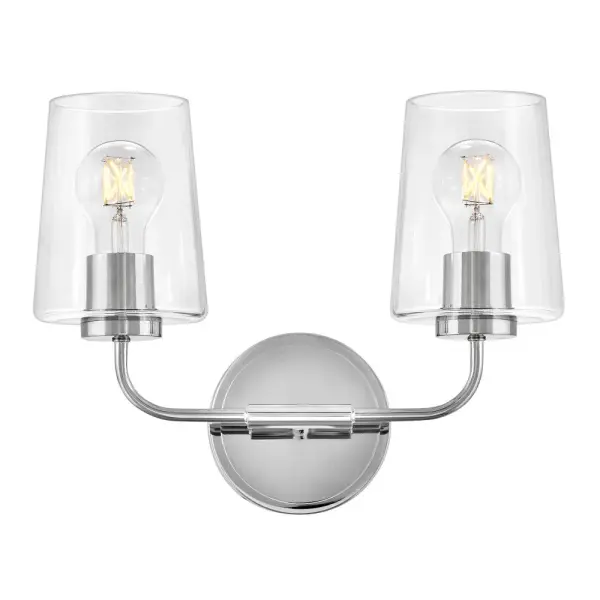 The Kline vanity light delivers understated elegance with its clean-lined transitional profile. Perfect for modern bathrooms seeking functional lighting without visual clutter.