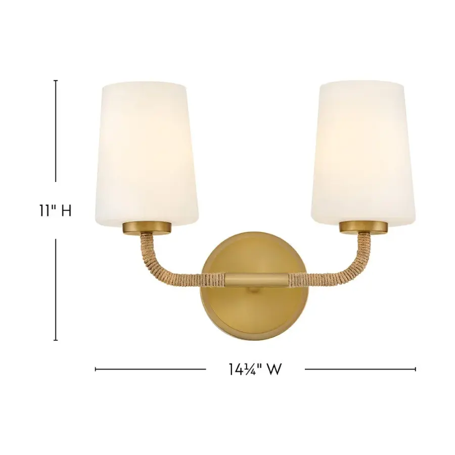 Kline Small Two Light Vanity - Image 3