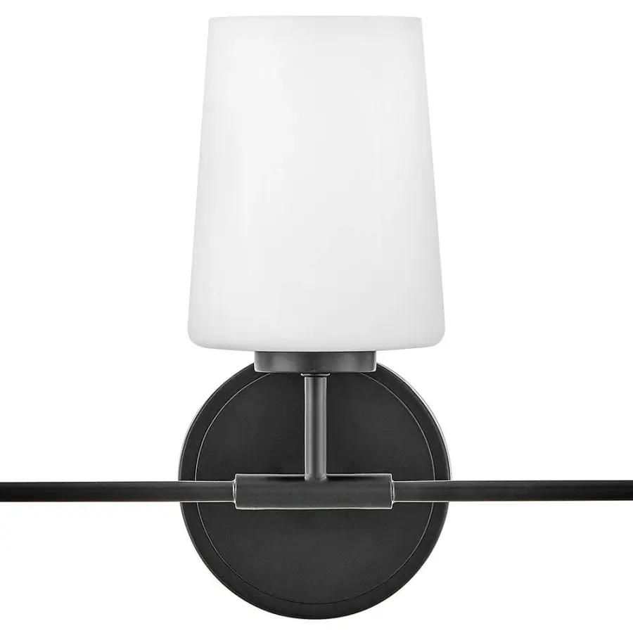 Kline Medium Three Light Vanity in Black - Image 3