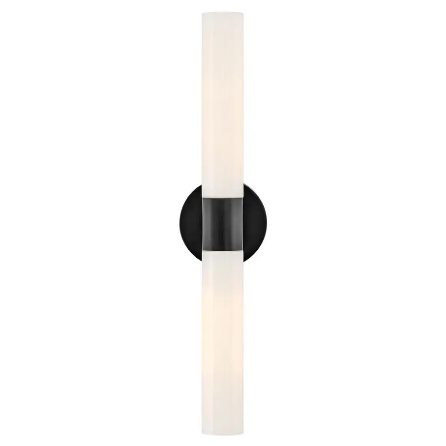 Shea Large Two Light Vanity in Black - Image 1